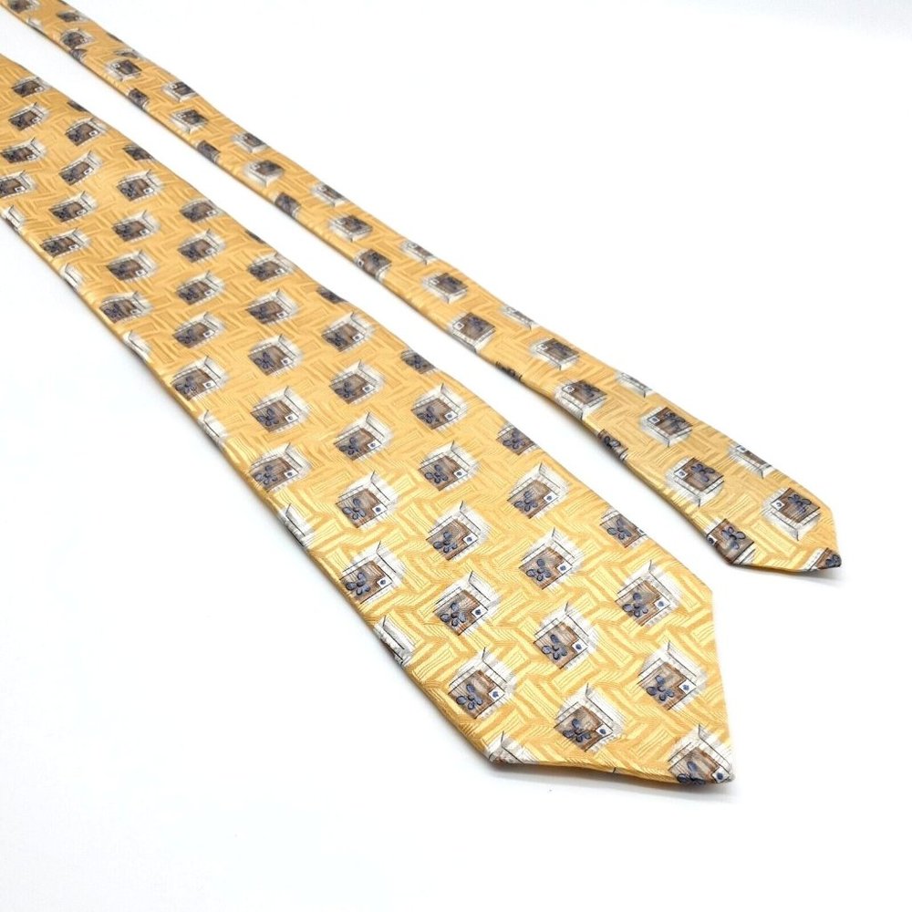 Ferrell Reed Mens Necktie All Silk Business Accessory Designer Dad Gift Office